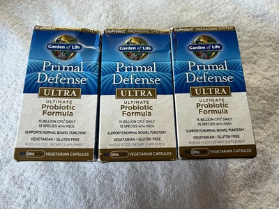 Garden of Life Primal Defense Ultra Ultimate Probiótico 180 Cápsulas EXP 12/02/26 Foto 1 de 2