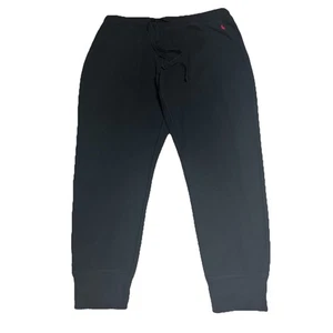 Polo Ralph Lauren schwarz Schlaf/Lounge Tapered Leg Waffel Strick Pull On Hose XXL - Bild 1 von 5