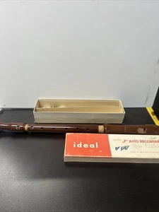 Ideal Blockflöte F Alt mit Originalkarton Made in West Germany - Bild 1 von 5