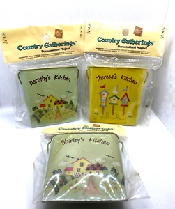 Russ Berrie "Country Gatherings Collection Choose Your Name Kitchen" Magnet - Picture 1 of 11