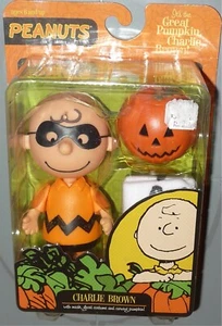 Figura Charlie Brown 5" Peanuts The Great Pumpkin 2008 Forever Fun paquete DMG LEER - Imagen 1 de 5
