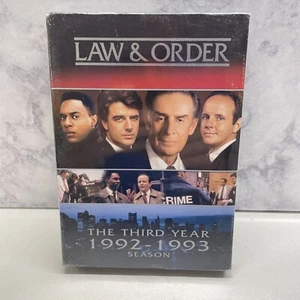 Law & Order Das 3. Dritte Jahr Staffel Drei 3 Disc DVD Set - Brandneu - Bild 1 von 2