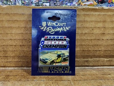 Vintage WinCraft Racing Jimmie Johnson #48 2006 Dayton 500 Champion Pin - Image 1 of 2