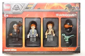 LEGO Edizione Limitata Jurassic World Minifigure Set 5005255 Minifigure Set Aperto - Foto 1 di 5