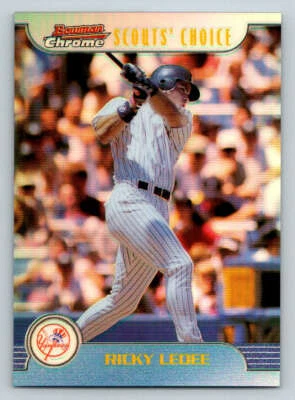 1999 Bowman Chrome Scout's Choice Refractors #SC18 Ricky Ledee (ref 195298) - Image 1 of 2