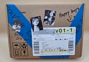 BTS V LAYOVER ALBUM BLUE VERSION (NO PHOTOCARDS + POSTCARDS) + PC HOLDER - Picture 1 of 3