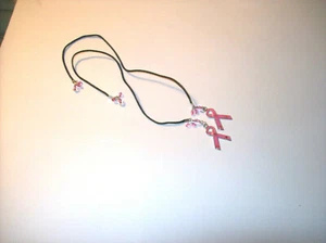 CANCER PINK RIBBON CHARM BOOKMARKS NEW - Bild 1 von 1