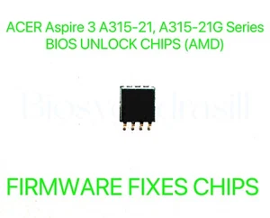 ACER Aspire 3 A315-21, A315-21G Series, ADMIN NO PASSWORD FIRMWARE BIOS CHIP - Picture 1 of 1