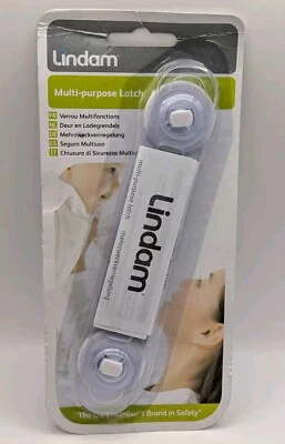 LINDAM MEHRZWECKRIEGEL BRANDNEU BABYSCHUTZ SICHERHEIT KINDER KLEBEPADS - Bild 1 von 4