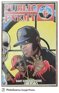 Public Enemy #1 Fumetto Taglia Gigante Prima Edizione Flava Flav Chuck D - Foto 1 di 4