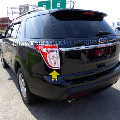 Para 2011 2012 2013 2014 2015 Ford Explorer 2 luces traseras cromadas bisel cubiertas EE. UU. Foto 1 de 4