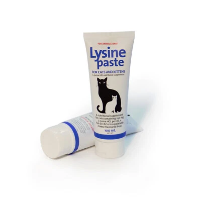 2 x Lysine Paste for Cats and Kittens tubes 100mL - image 1 of 4
