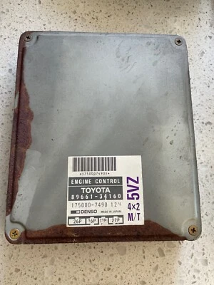 Toyota T100 1995 módulo de control del motor computadora ecu 89661-34160 6 cilindros M/T OEM🟠 Foto 1 de 4