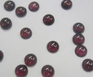 Natural Garnet Round Cabochon High Quality Gemstones 10mm Cabs USA Seller - Picture 1 of 2