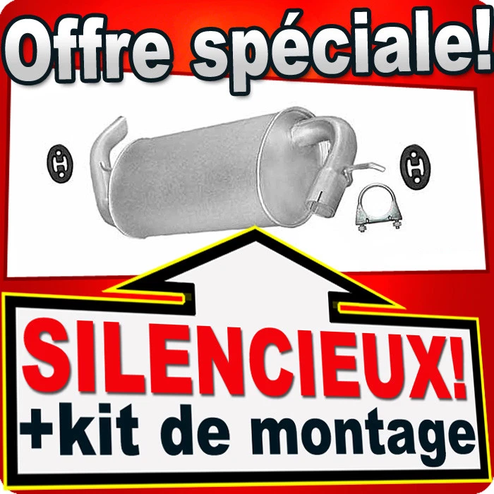 Silencieux Arriere pour LAND ROVER FREELANDER 2.0 TDI 4X4 2000-2006 échappement - Photo 1/1