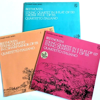 Quartetto Italiano Beethoven String Quartets - Philips SAL Classical LP x3 - Image 1 of 4