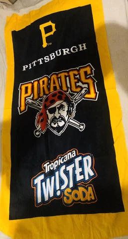 New Pittsburgh Pirates Beach Towel SGA Stadium Giveaway Cover