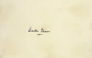 CARTER GLASS Autograph Signed 3x5 CARD Secretary of the Treasury WOODROW WILSON - Picture 1 of 5