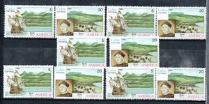 1990 - 5 Sets "CRISTOBAL COLON, UPAEP, CARABELAS " MINT - Imagen 1 de 1