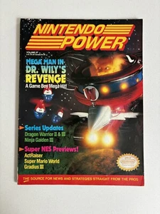 Nintendo Power Magazine Vol 27 August 1991 Mega Man Wilys Revenge - No Poster - Picture 1 of 9