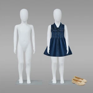 Child Plastic Realistic Mannequin Dress Form Display Full Body Manikin with Base - Picture 1 of 18