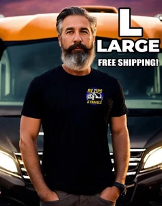 RV Tips & Travels YouTube Channel Unisex T-Shirt (Black, Large) FREE SHIPPING! - Picture 1 of 2