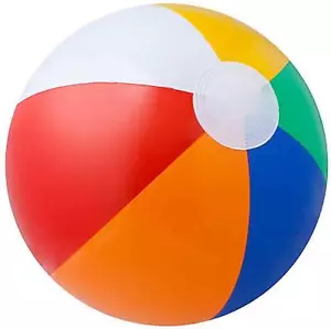 Inflatable Panel Blowup 16/20/24 Inch Beach Ball Holiday Swimming Pool Fun Party - Picture 1 of 22