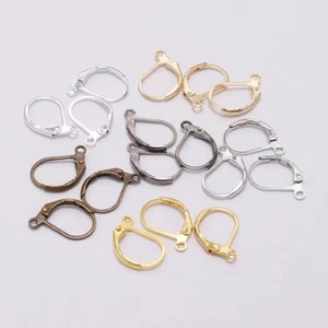 Großhandel Los französischer Hebel Rückseite Ohrring Hakenverschlüsse Schmuck Fundstücke Zubehör - Bild 1 von 15