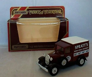 MATCHBOX Models of Yesteryear Y-22 1930 FORD MODEL 'A' VAN Spratt's UNLISTED  - Picture 1 of 6