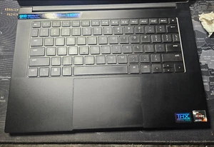 Razer Blade 14, RZ09-0427PEA3 Genuine Palmrest, UK Keyboard , & Touchpad - Imagen 1 de 7