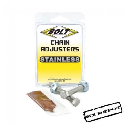 BOLT BULLONE FERRAMENTA REGOLATORE CATENA POSTERIORE TENDITORE BULLONI INOX HONDA CRF250 CRF450