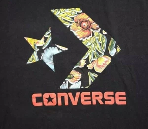 Vintage Style 90s Converse " Floral Converse Logo " Men's XL T-shirt  - Picture 1 of 11