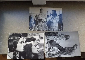 3 anciennes cartes postal Winnetou et Old Shatterhand Karl May - Picture 1 of 1