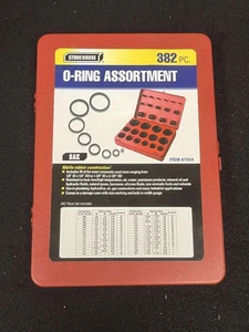 382 PIECE O-RING ASSORTMENT STOREHOUSE #67554 - Picture 1 of 2
