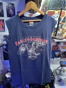 Vintage Harley Davidson Graphic Tank Top Tee Mens Size M - Picture 1 of 5