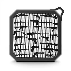 Haut-parleur Bluetooth avec système audio extérieur design camouflage urbain, bras feu - Photo 1 sur 5