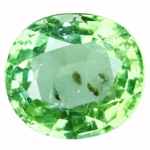 0.79 Ct Five-star Oval 6 x 5.4 MM 100% Natural Green PARAIBA TOURMALINE - Picture 1 of 5