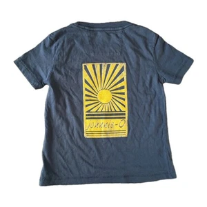 NWT Johnnie-O Boy's Size 4 Dale Short Sleeve Crew T-shirt Graphic Sun Wake Blue - Picture 1 of 12