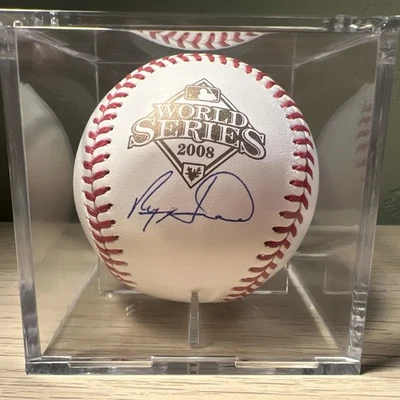 Ryan Howard Autographed Rawlings Official 2008 World Series Baseball JSA COA - Image 1 of 3