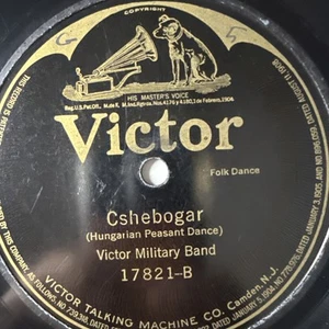 10" 78 RPM-Victor Military Band-Three Men's Reel/Chebogar/Victor 17821 - Picture 1 of 4