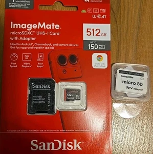 Adaptador Psvita Sandisk 512 GB Tarjeta SD Micro Sd a Psv SD2VITA Pro - Imagen 1 de 8