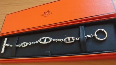 HERMÈS bracelet Farandole argent ST - Photo 1/4