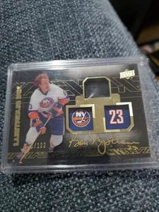 2015-16 Upper Deck Lustrous Ink Autograph Auto Bob Nystrom Auto 76/199 New York - Picture 1 of 4