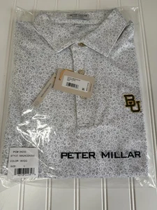 Peter Millar Sommer Komfort Poloshirt Baylor University Football Large NEU - Bild 1 von 3