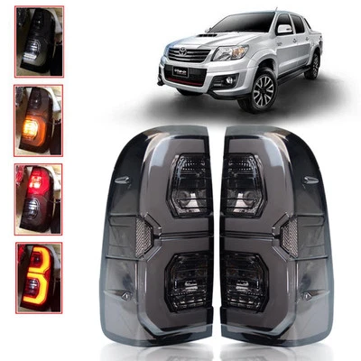 For Toyota Hilux Pickup Truck Ute Mk5 Mk6 2005-14 Tail Lamp Rear Light Smoke LED - Image 1 of 4