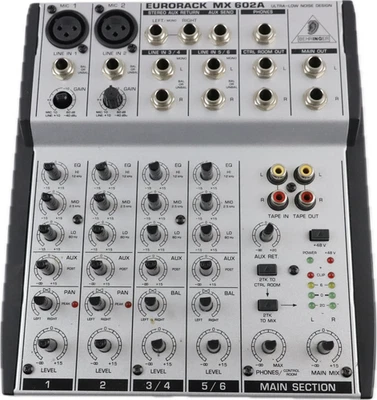 Behringer Eurorack MX 602A Ultra-Low Noise 6 Channel Mixer No Cord / No Knobs - Image 1 of 4