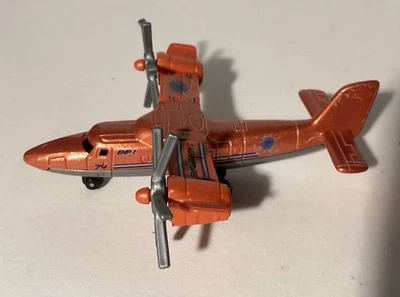 Matchbox Toy Air Plane SB101 2011 orange silver 1186 MJ rotating wings nice! - Image 1 of 4