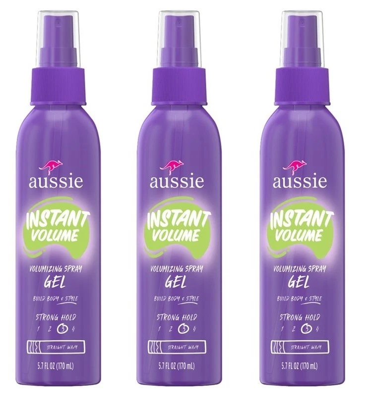 BL Aussie Instant Volume Spray Gel Strong Hold 5.7oz  each *Three Pack* - Image 1 of 1
