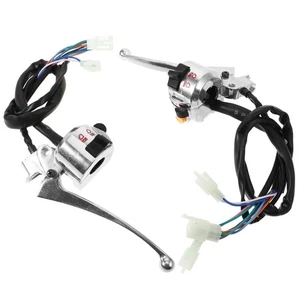 1 Pair Handle Switch Brake Clutch Lever Motorcycle Clutch Brake Handle With - Bild 1 von 12