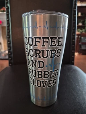 Vasos Tervis 30oz Acero Inoxidable Exfoliantes de Café y Guantes de Goma. Foto 1 de 4